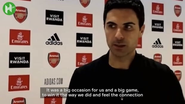 Mikel Arteta on North London derby win